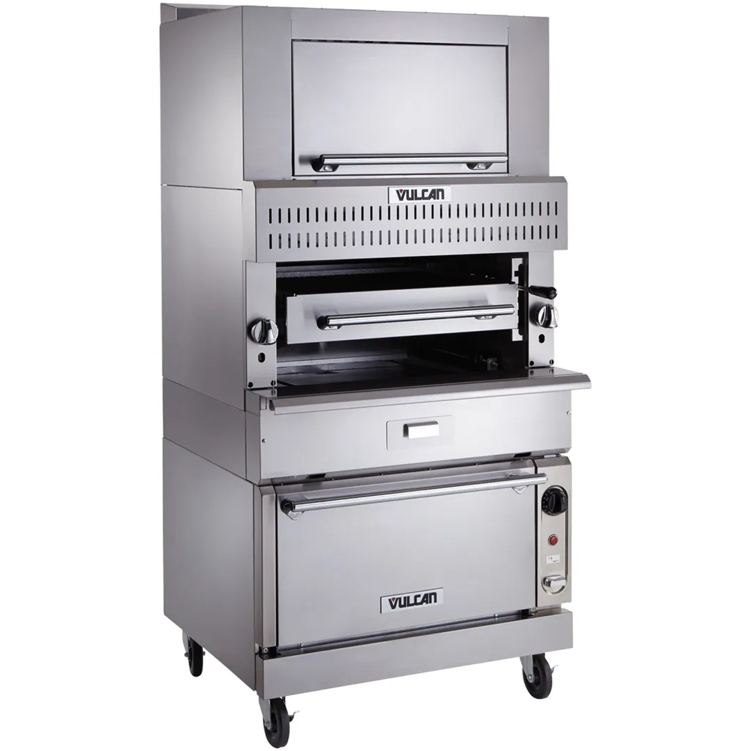 Vulcan VIR1CF V Series Deck-Broiler, Heavy Duty Range Match, Gas