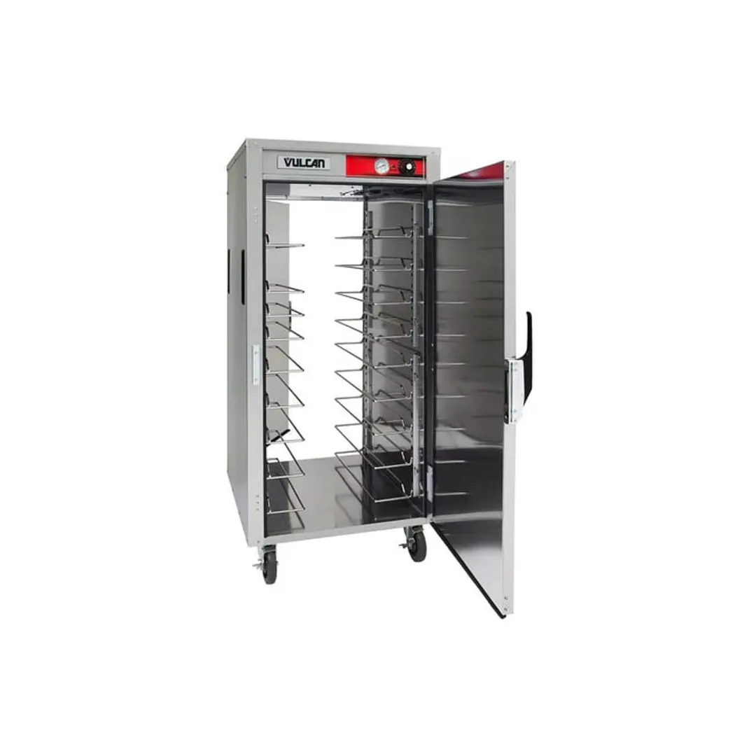 Vulcan VPT13 Heated Holding Cabinet, 13 Pan Capacity, Stainless Steel, Mobile, Pass-Thru, 1.5" Slide Spacing