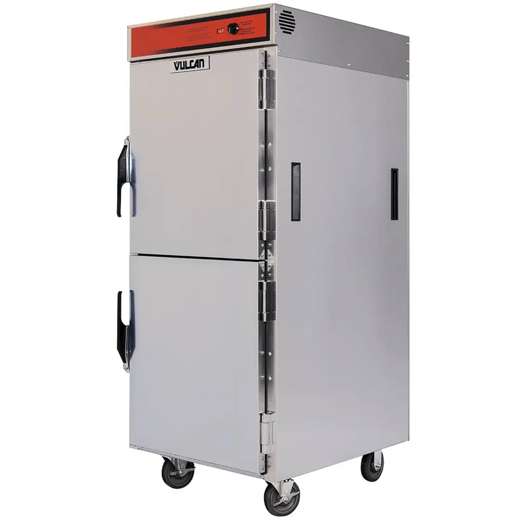 Vulcan VPT18 Heated Holding Cabinet, 18 Sheet Pan Capacity, Stainless Steel, Pass-Thru, Mobile