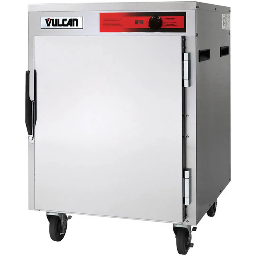 Vulcan VPT7 Heated Holding Cabinet, 7/18"x26" or 14/12"x20" pans, Stainless Steel, Mobile, Pass-Thru