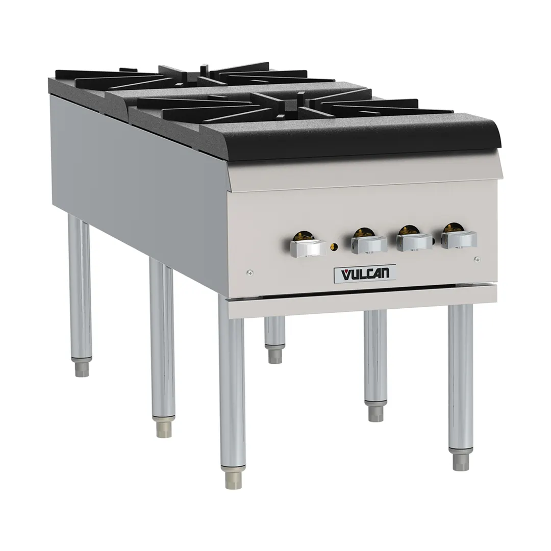 Vulcan VSP200F-QS-PLATINUM 18" (2) Cast Iron Two-Ring Burners Gas Stock Pot Range