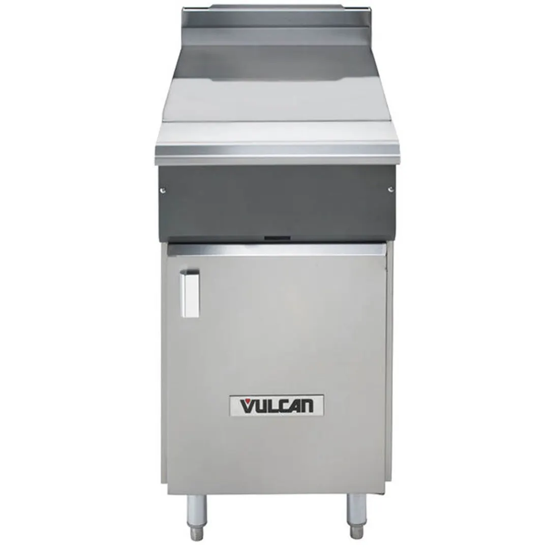 Vulcan VWT12B 12" Gas Heavy Duty Range w/ 12" Work Top Spreader, (1) Cabinet Base, 4" Stub Riser on 6" Adjustable Legs 