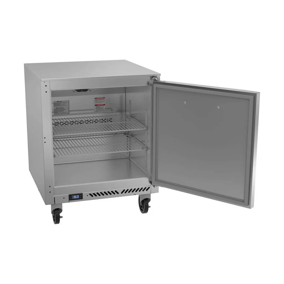 Victory VUR27HC 27" 1-Section Undercounter Refrigerator w/ 1 Solid Door, 6.15 cu ft
