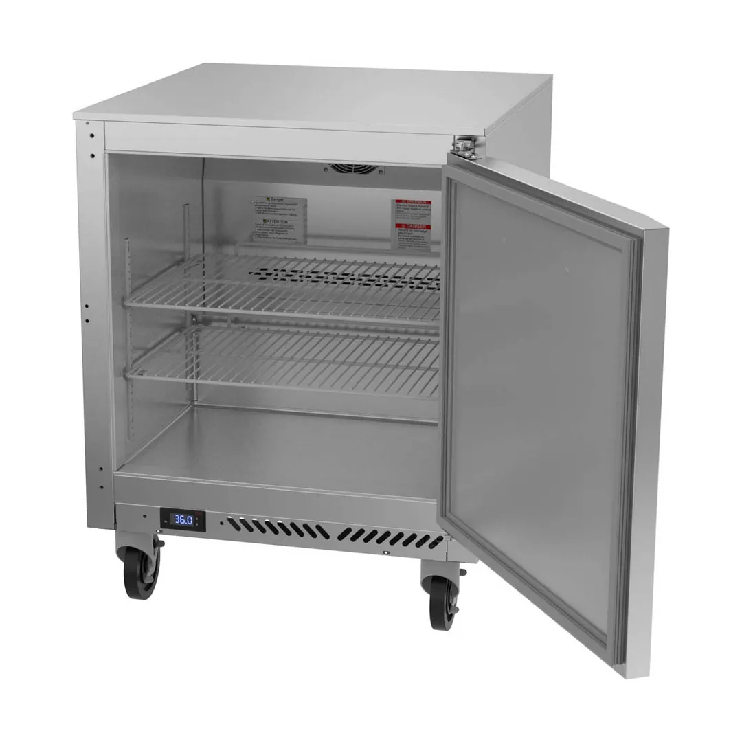 Victory VUR27HC 27" 1-Section Undercounter Refrigerator w/ 1 Solid Door, 6.15 cu ft