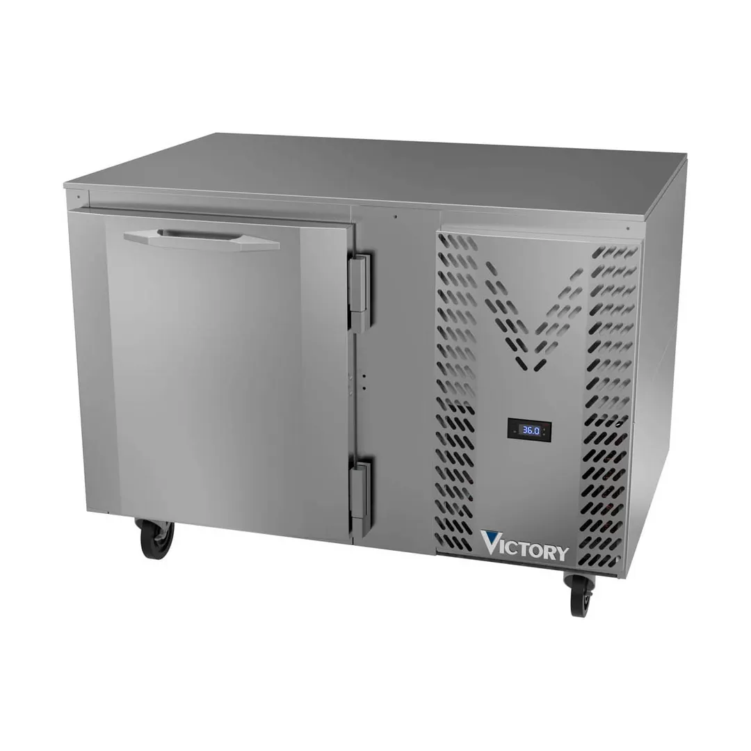 Victory VUR46HC 46" 1-Section Undercounter Refrigerator w/ 1 Solid Door, 10.8 cu ft
