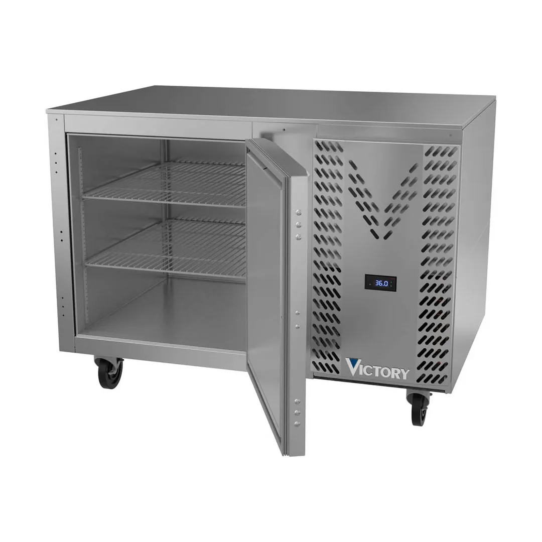 Victory VUR46HC 46" 1-Section Undercounter Refrigerator w/ 1 Solid Door, 10.8 cu ft