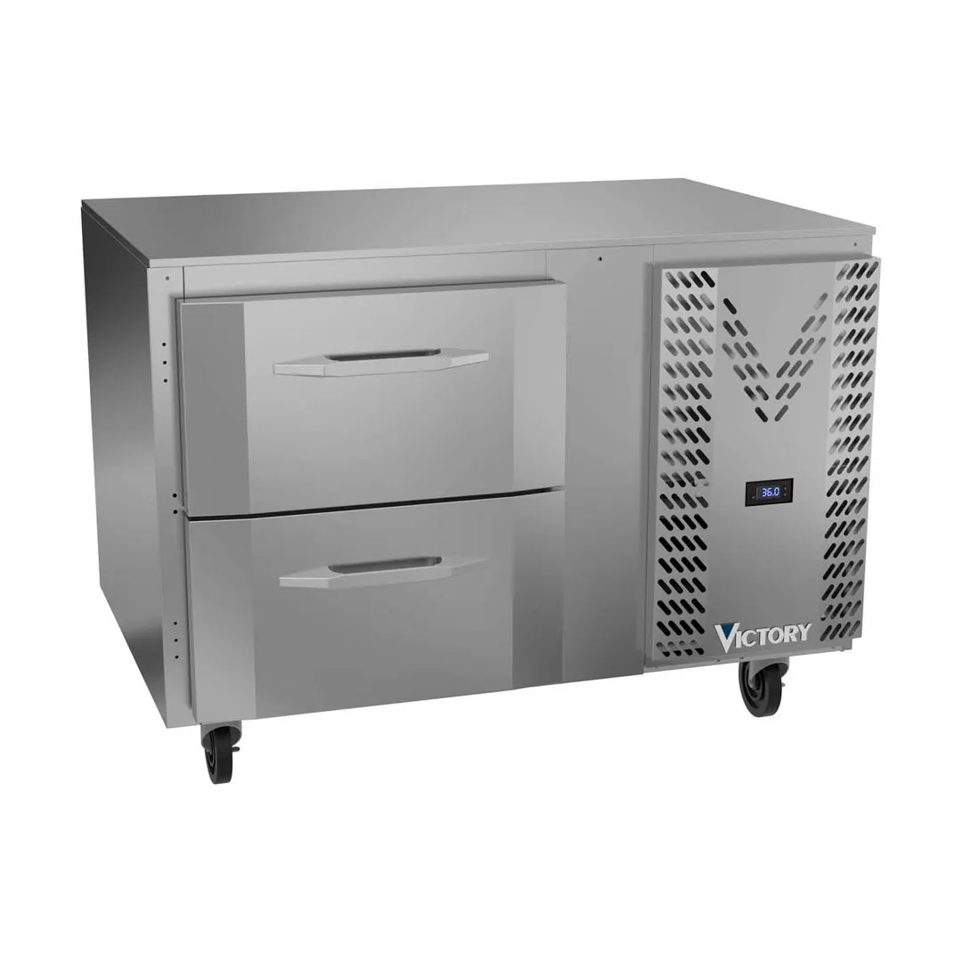 Victory VURD46HC-2 46" 1-Section Undercounter Refrigerator w/ 2 Drawers, 10.8 cu ft