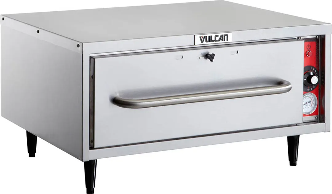 Vulcan VW1S 27" Freestanding One Drawer Warmer, One 12" x 20" x 6" Stainless Steel Pan
