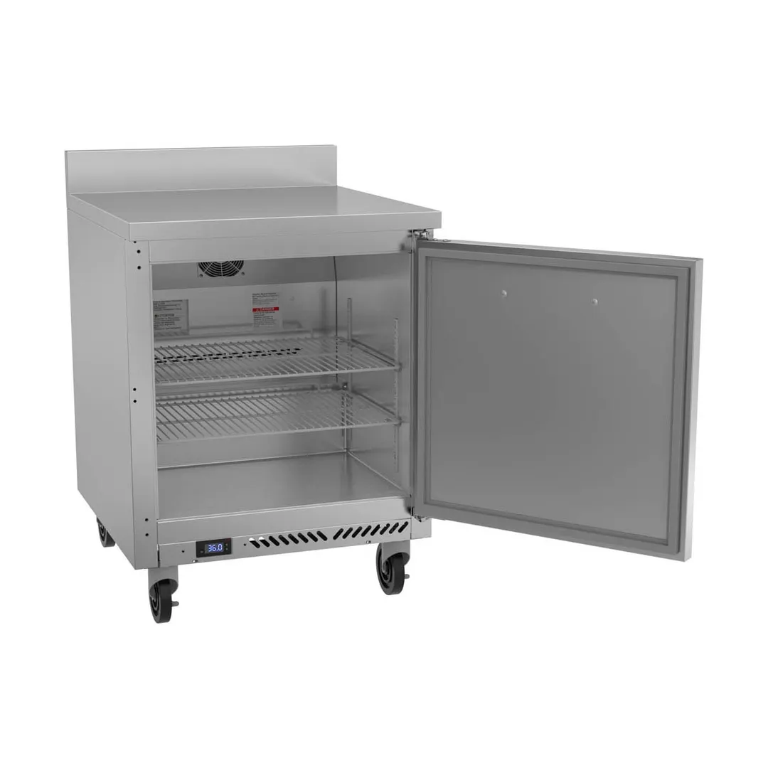 Victory VWR27HC 27" 1-Section Worktop Refrigerator w/ 1 Door, 6.15 cu. ft.