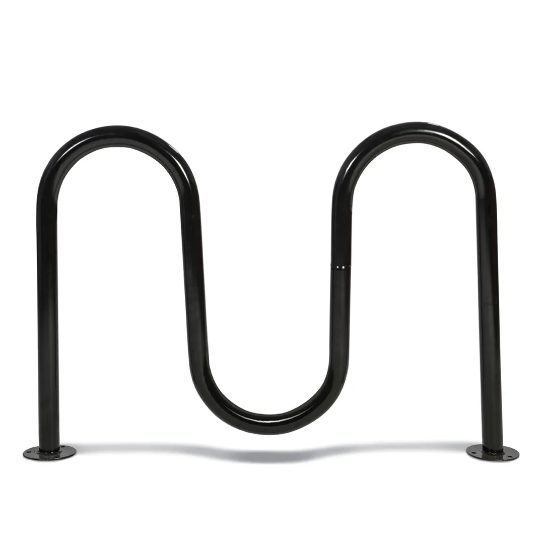Wabash BRK538I Urbanscape Bike Rack, In Ground Installation, Serpentine Design