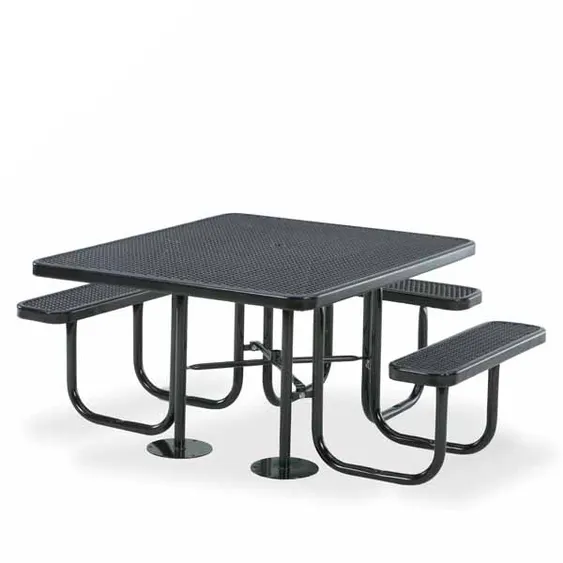 Wabash SG155D 46" 3-Seat ADA Accessible Restaurant Table and Chair Set, Diamond Shape