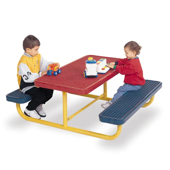 Wabash SG176P 6' Children's Perforated Picnic Table for Restaurant Furniture