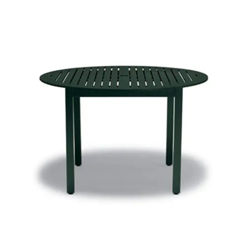 Wabash YO2G33C Urbanscape Yorktown 48" Round Aluminum Outdoor Restaurant Table, 30-1/4"H