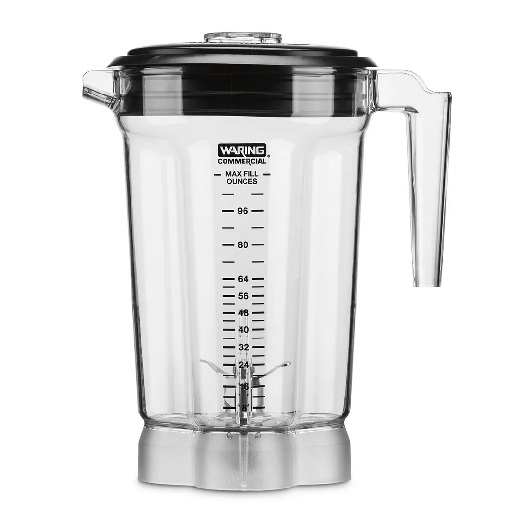 Waring CAC170 Blender Container, 128 Oz., Copolyester, with Blade Assembly & Lid
