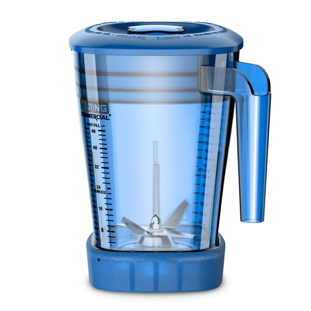 Waring CAC93X-06 the Raptor™ Blender Container, 48 Oz. Capacity, Blue, Bpa Free