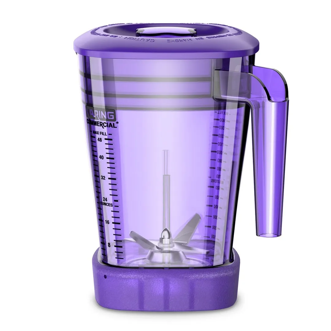 Waring CAC93X-10 the Raptor™ Blender Container, 48 Oz. Capacity, Purple
