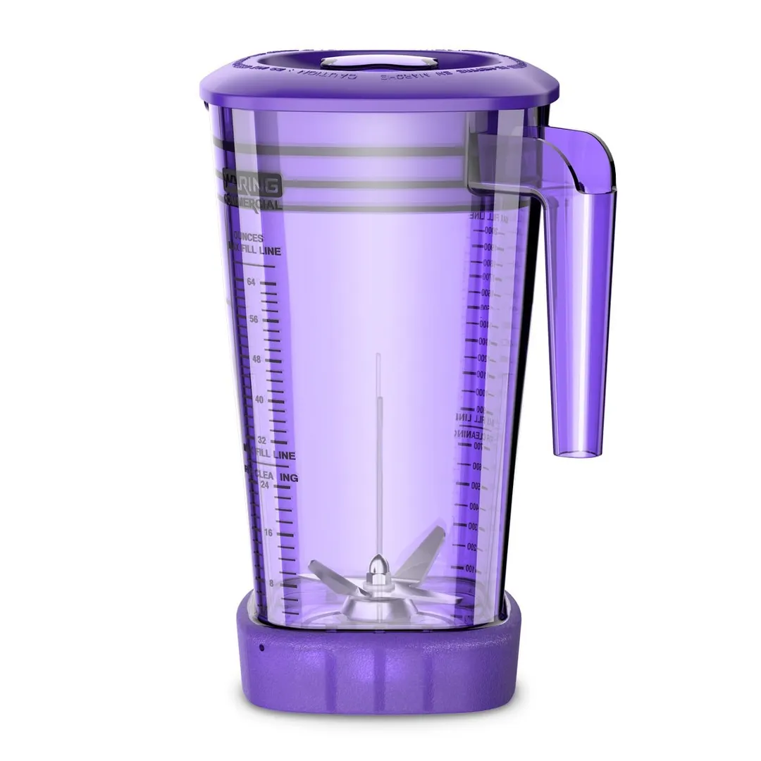 Waring CAC95-10 the Raptor™ Blender Container, 64 Oz. Capacity, Purple, Bpa Free