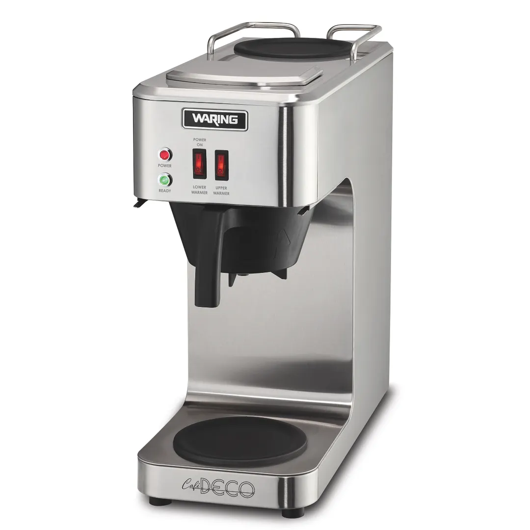 Waring WCM50 Manual Water Fill Coffee Brewer for Decanters / Single - 1800W / 120V