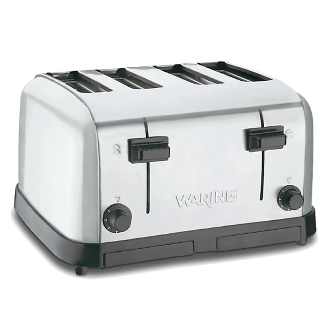 Waring WCT708 Commercial Toaster, Medium-Duty, (4) Extra Wide 1-3/8" Slots