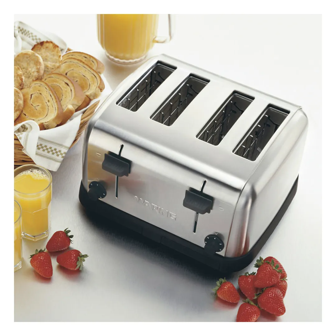 Waring WCT708 Commercial Toaster, Medium-Duty, (4) Extra Wide 1-3/8" Slots