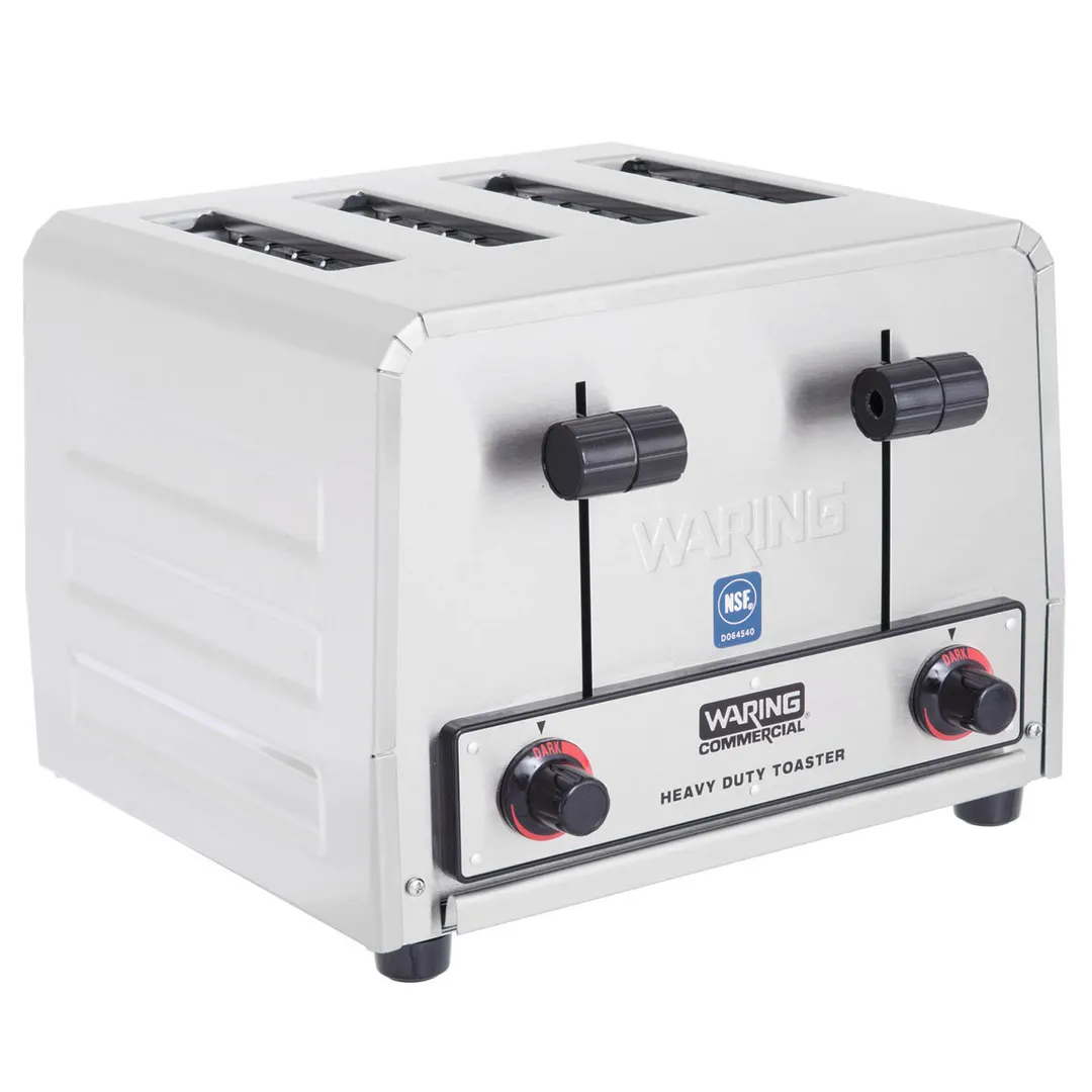 Waring WCT800RC Commercial Toaster, Heavy-Duty, (4) 1-1/8" Slots
