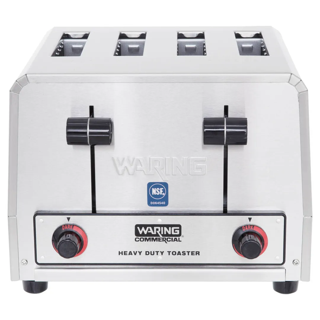 Waring WCT800RC Commercial Toaster, Heavy-Duty, (4) 1-1/8" Slots