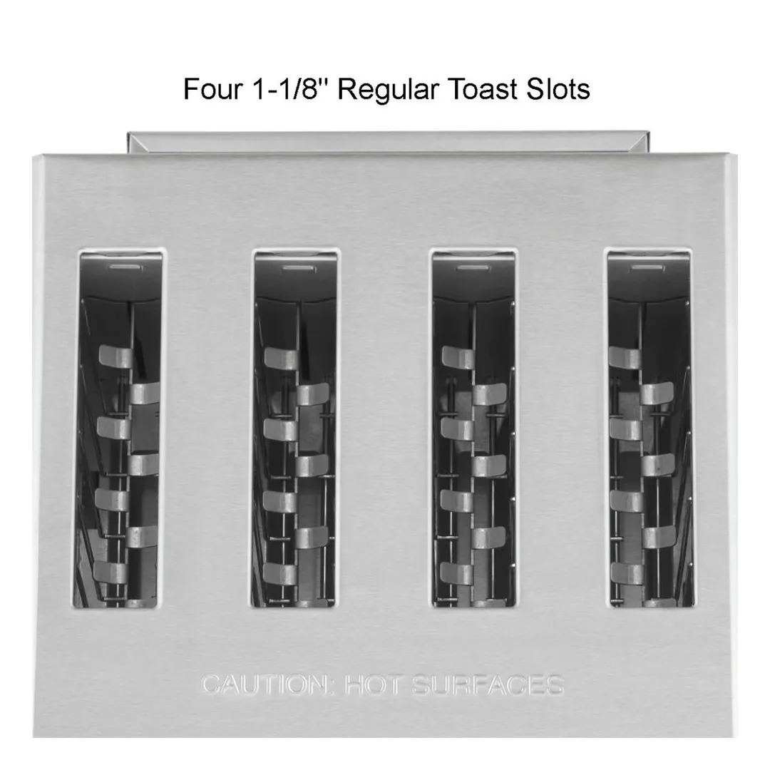 Waring WCT800RC Commercial Toaster, Heavy-Duty, (4) 1-1/8" Slots