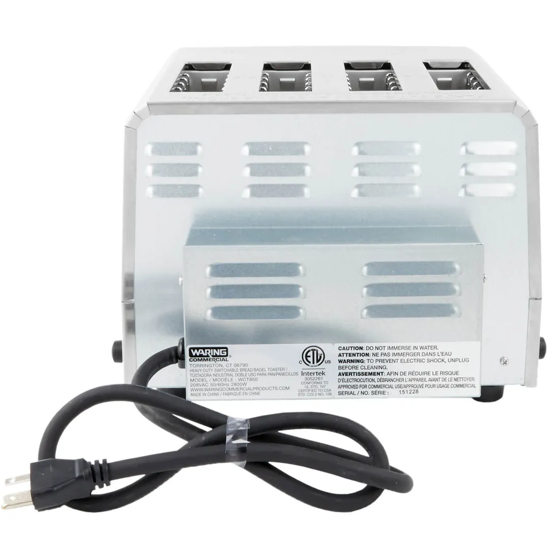 Waring WCT850 Commercial Switchable Bagel/Bread Toaster, Heavy-Duty