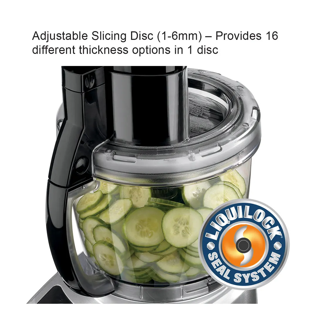 Waring WFP16S Bowl Style Vegetable Cutter/Food Processor, Thermal Protection