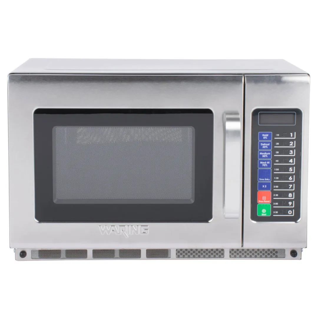 Waring WMO120 1800 Watts Heavy Duty Commercial Microwave Oven, 22-3/5"W X 20-3/4"D X 14-1/2"H, 1.2 cu. ft.