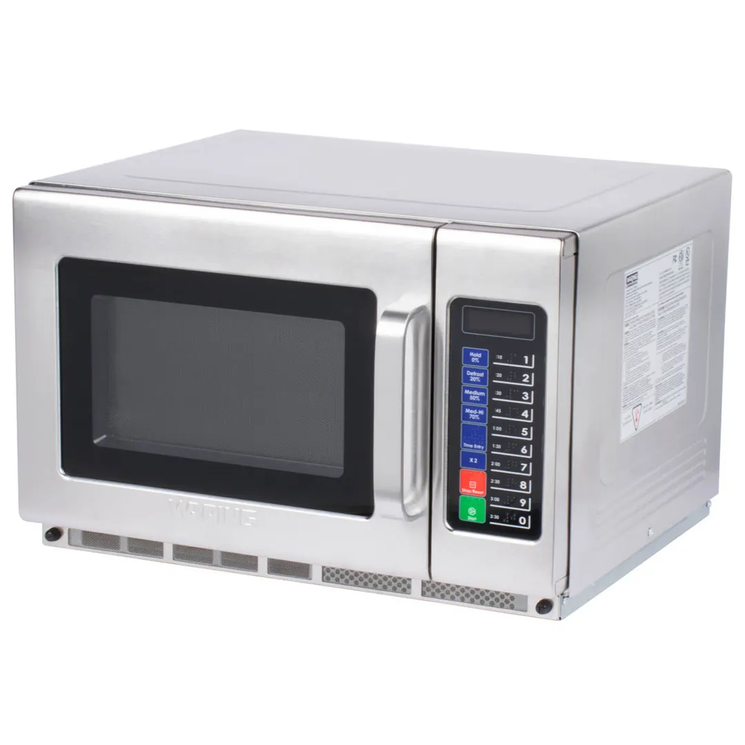 Waring WMO120 1800 Watts Heavy Duty Commercial Microwave Oven, 22-3/5"W X 20-3/4"D X 14-1/2"H, 1.2 cu. ft.