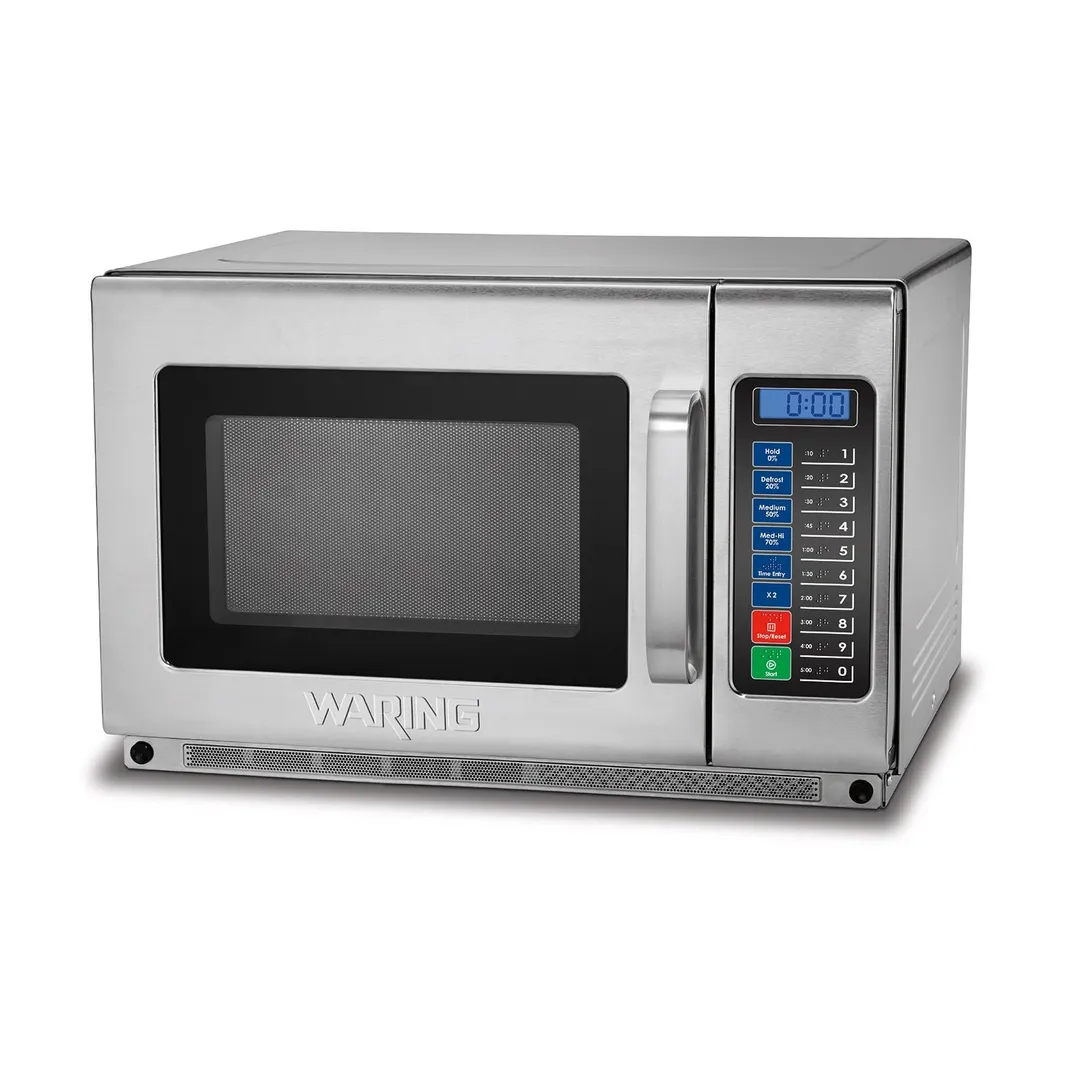 Waring WMO120 1800 Watts Heavy Duty Commercial Microwave Oven, 22-3/5"W X 20-3/4"D X 14-1/2"H, 1.2 cu. ft.