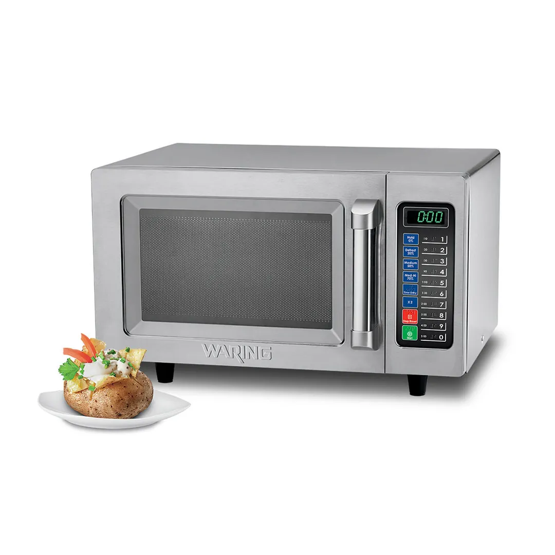 Waring WMO90 1000 Watts Medium Duty Commercial Microwave Oven, 20"W X 17"D X 12-1/4"H, .9 cu. ft.
