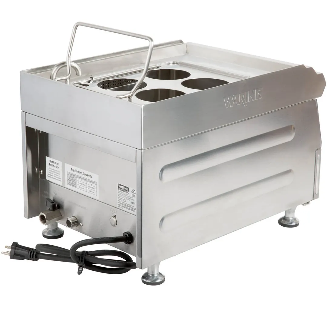 Waring WPC100 3.28 Gallon-12.4 Liter Electric Pasta Cooker and Rethermalizer, 240V, 3600W