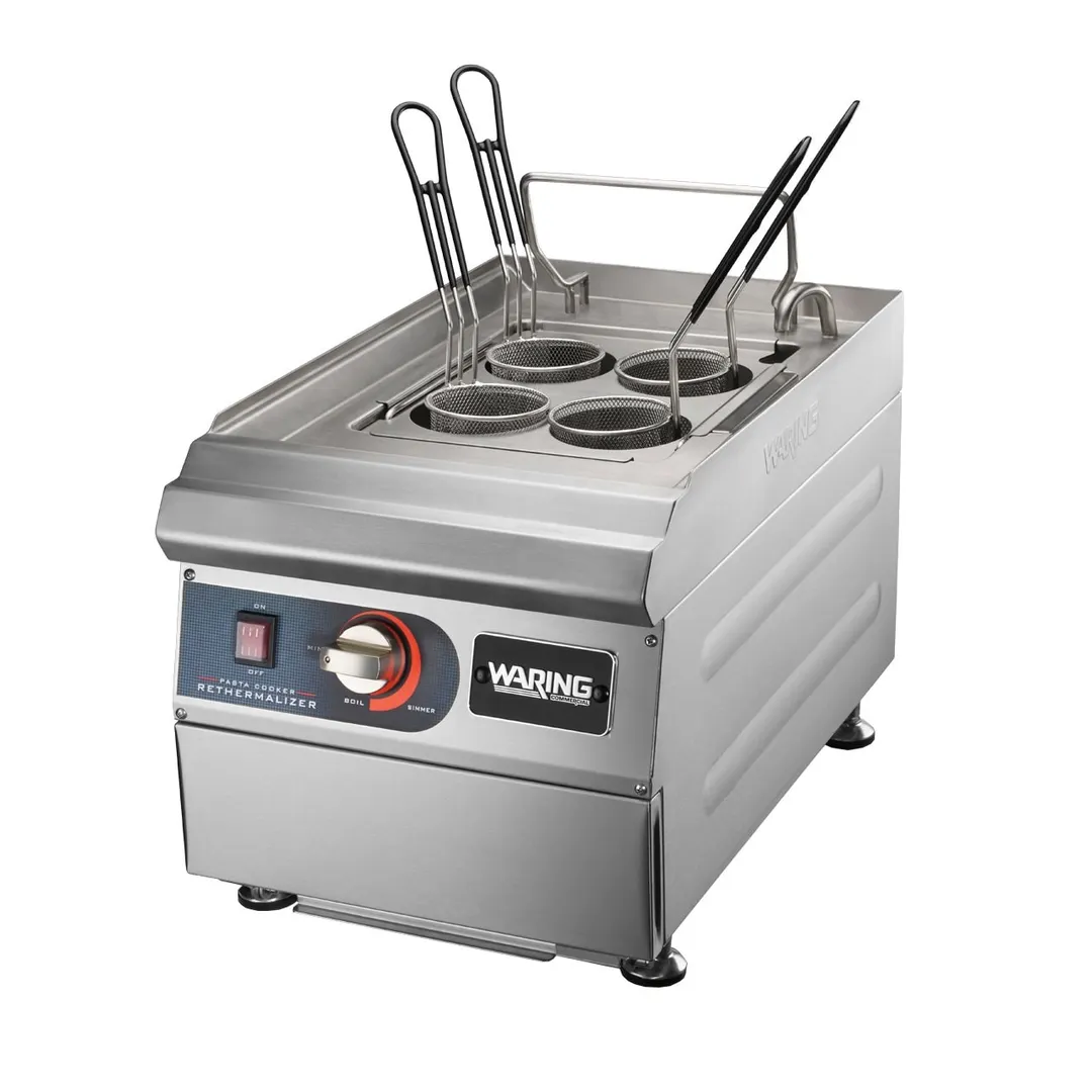 Waring WPC100 3.28 Gallon-12.4 Liter Electric Pasta Cooker and Rethermalizer, 240V, 3600W