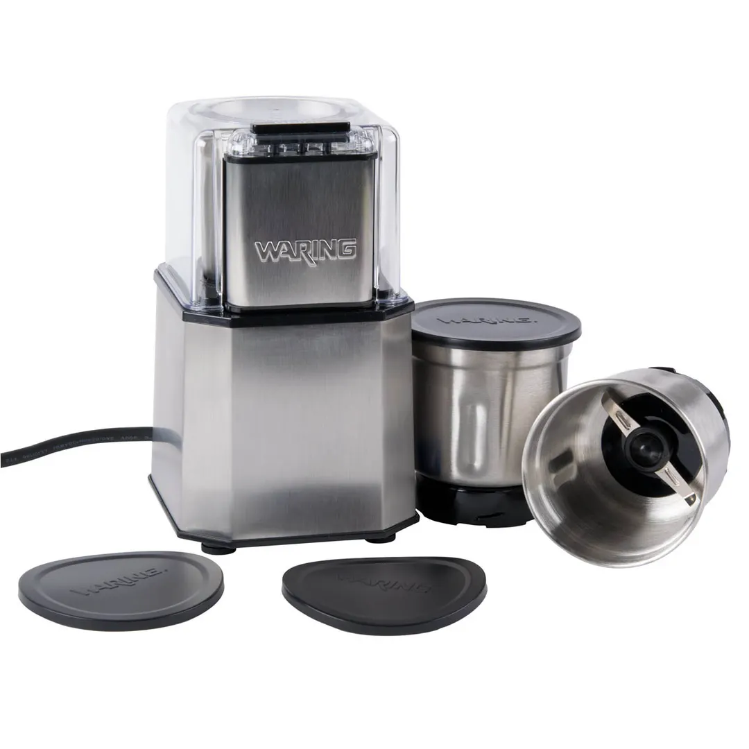 Waring WSG30 Electric Professional Spice Grinder,Stainless Steel Housing & Blades