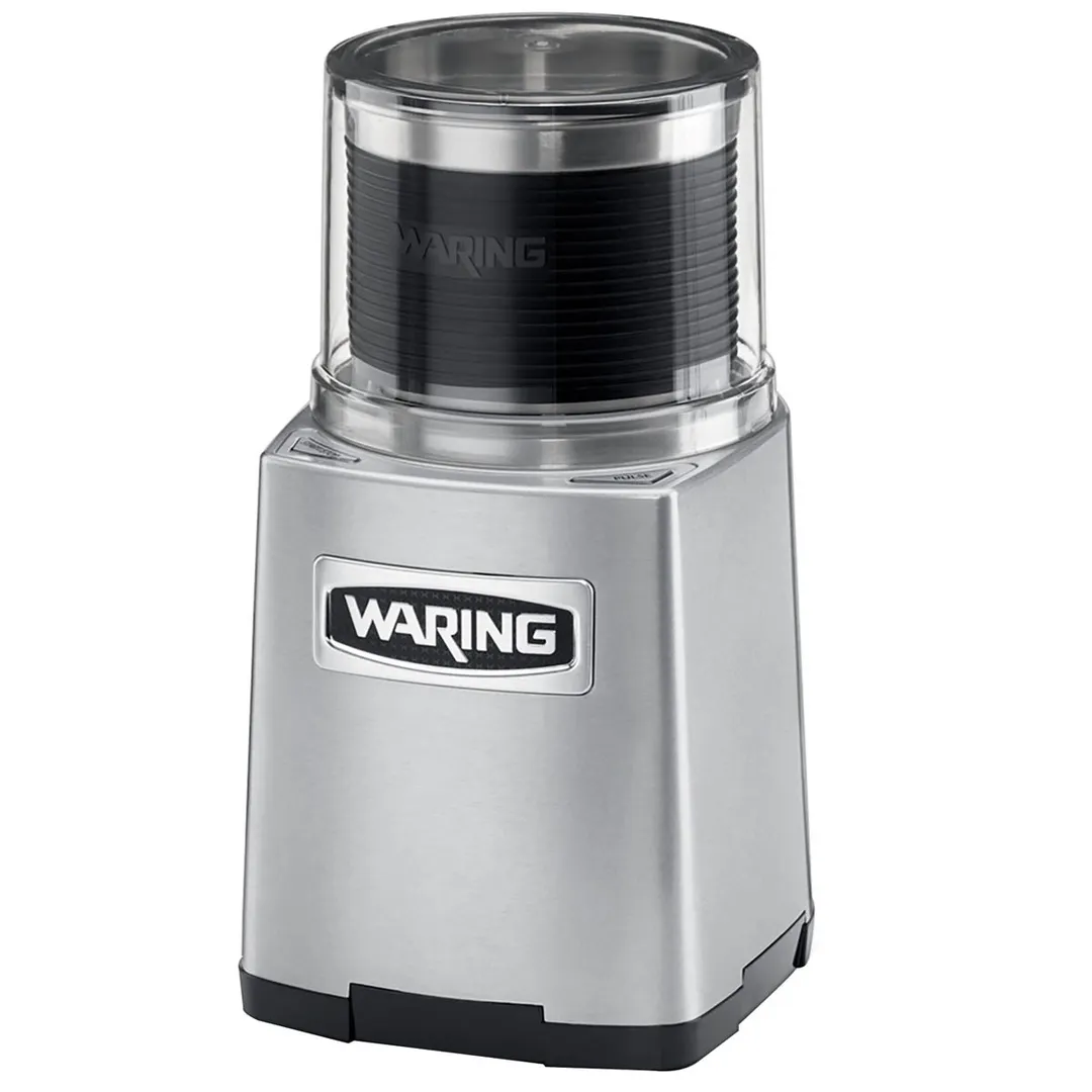 Waring WSG60 Commercial Spice Grinder, 3-Cup, 6-1/2"W X 8-1/2"D X 11-1/2"H, Pulse Function