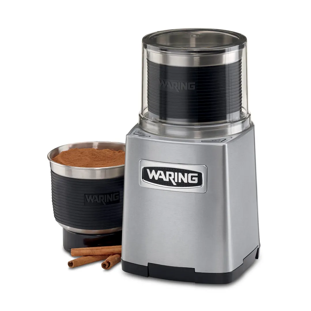 Waring WSG60 Commercial Spice Grinder, 3-Cup, 6-1/2"W X 8-1/2"D X 11-1/2"H, Pulse Function