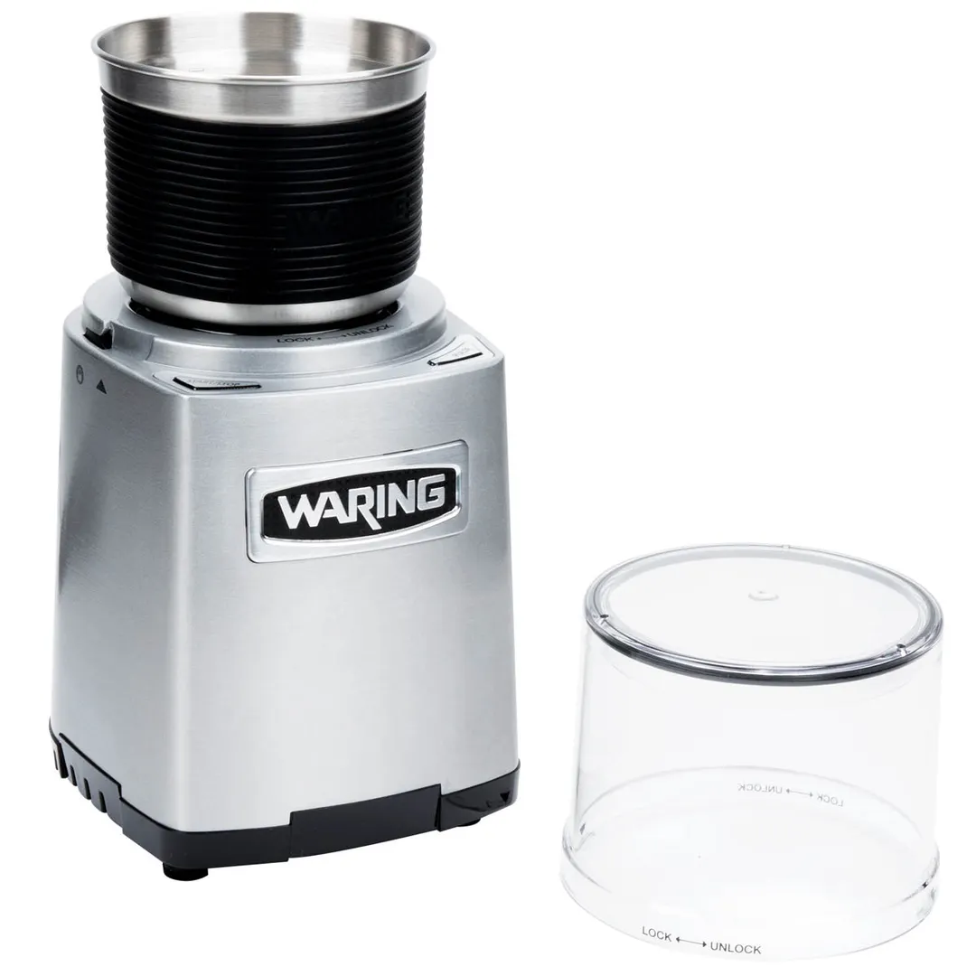 Waring WSG60 Commercial Spice Grinder, 3-Cup, 6-1/2"W X 8-1/2"D X 11-1/2"H, Pulse Function