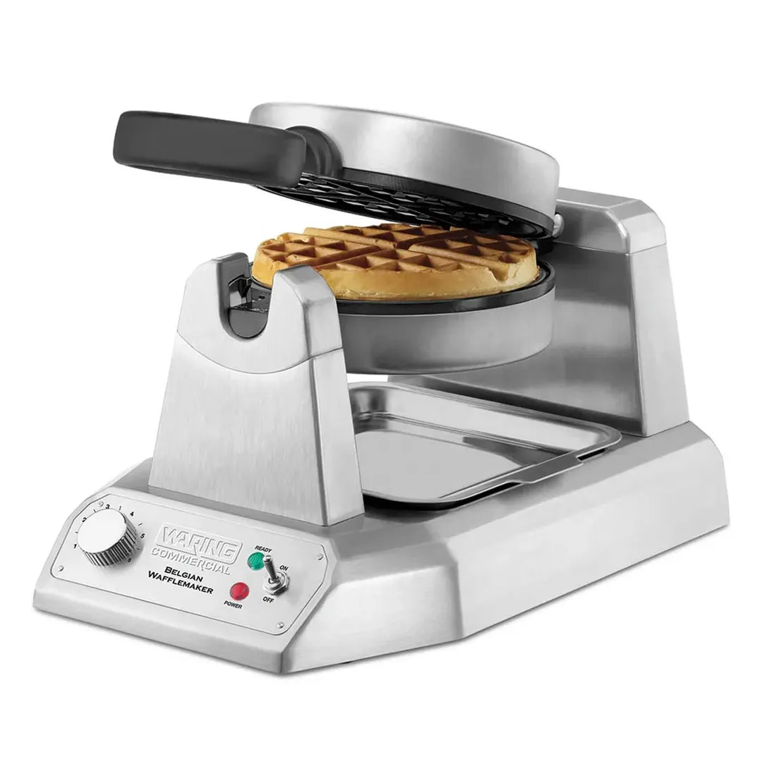 Waring WW180X Single Heavy-Duty Waffle Maker/Baker,Cast İron Grids