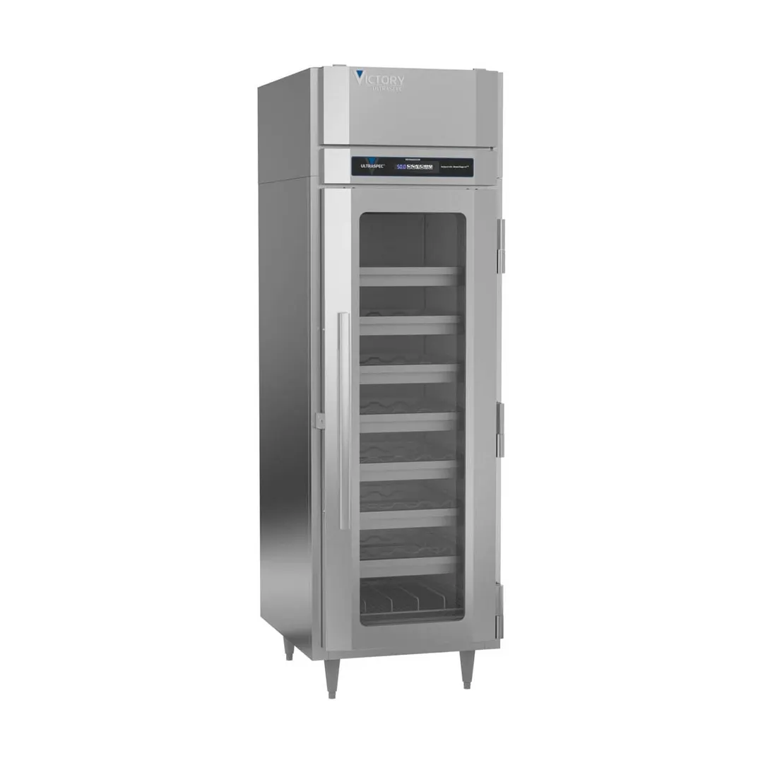 Victory WC-1D-S1-HC 27" Glass Door Wine Refrigerator, Single Temperature, 80 Bottles