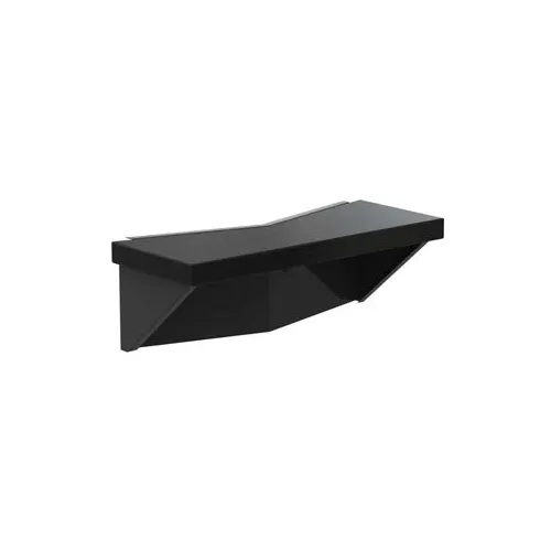 Wood Stone 000-104-1-PC Mantel Bracket, powder coated black, 4'