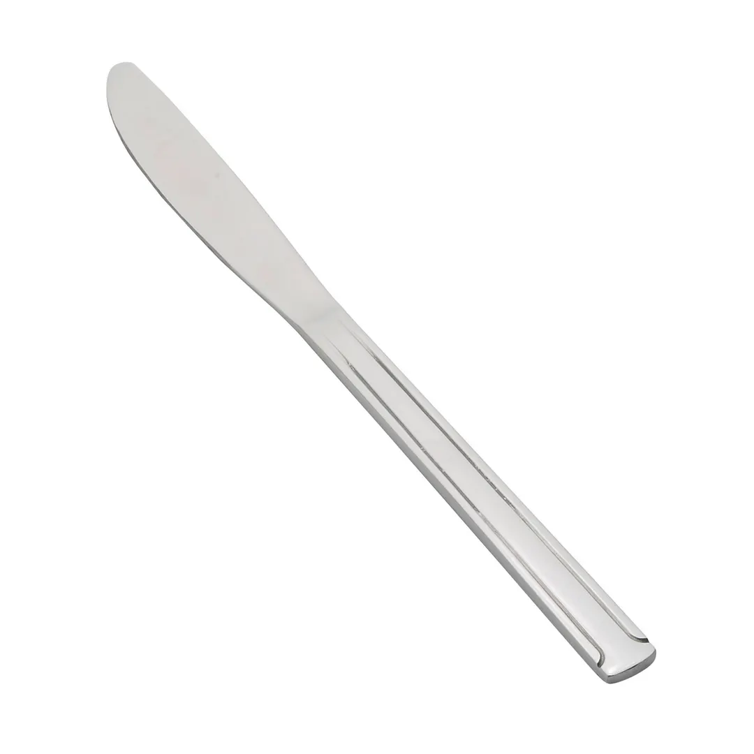 Winco 0014-08 7 7/8" Dinner Knife w/ 18/0 Stainless Grade, Dominion Pattern - 1 Dozen