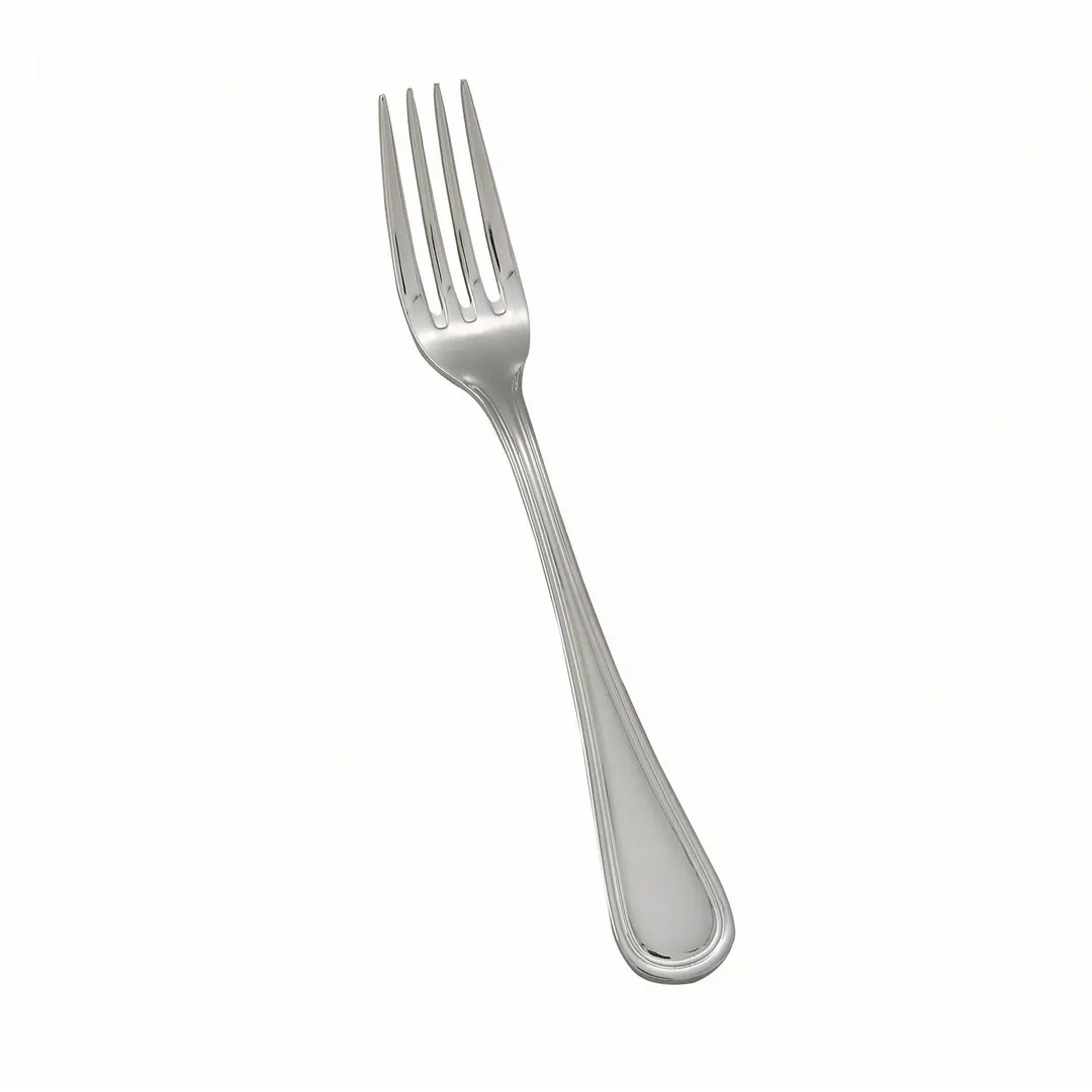 Winco 0030-05 Dinner Fork - 7-1/4" Heavy 18/8 Stainless Steel, Mirror Finish, Shangarila - 1 Dozen