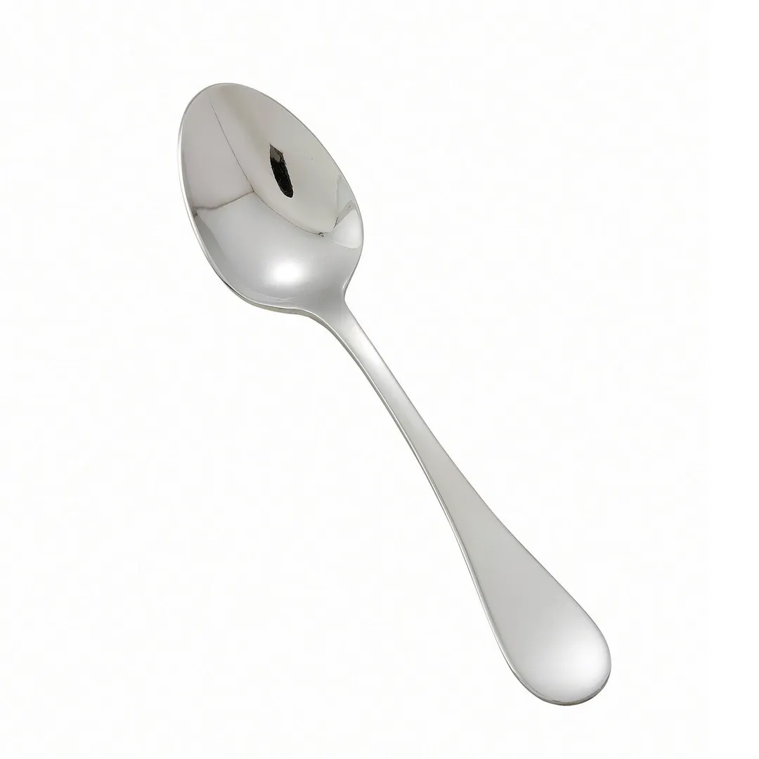 Winco 0037-01 Heavy Venice Mirror‑Finish Stainless Steel Teaspoon, 6‑1/8", 18/8 Steel, 1 Dozen