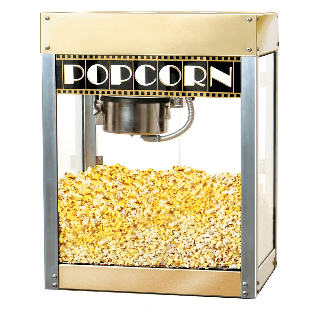 Winco 11068 19" Premiere 6-Oz. Popcorn Popper w/ Cinema Décor, Old-Maid Drawer