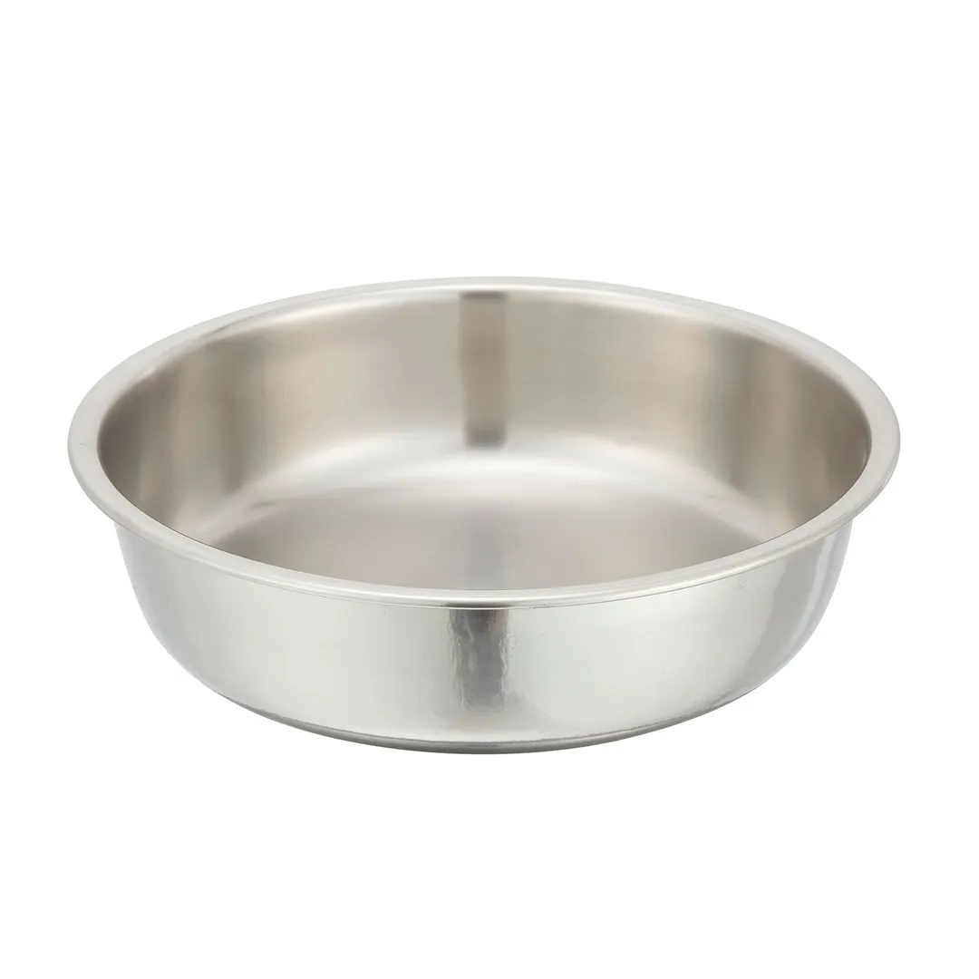 Winco 203-WP Stainless Steel 4 Qt. Round Water Pan