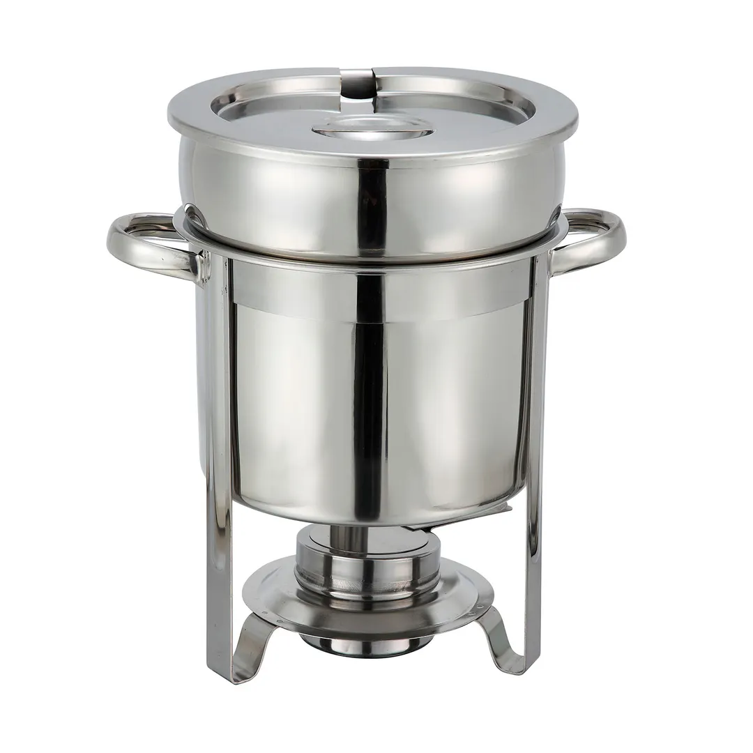 Winco 207 Stainless Steel 7 Qt. Soup Warmer