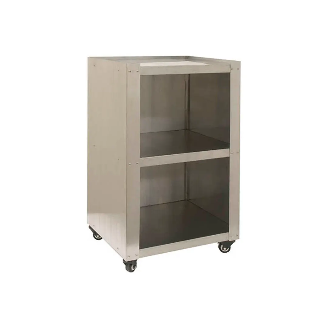 Winco 30147 Display Stand For Silver Screen 14-Oz. Popcorn Machines w/ 1 Shelf, Stainless Steel