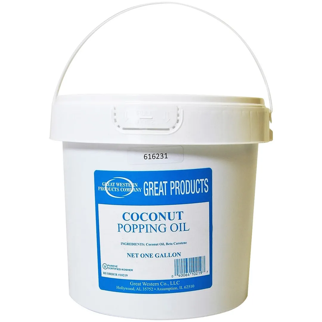 Winco 40011 Benchmark Coconut Popping Oil -1 Gallon